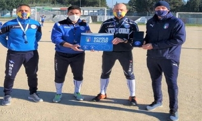 L&#039;ASD Futura Monteroni continua a crescere, nuovo riconoscimento: la Medaglia Scuola Calcio