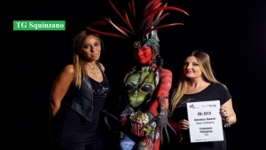 La squinzanese Francesca Pellegrino ha rappresentato l’Italia al ‘World Bodypainting Festival’