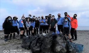 I ragazzi del reparto &quot;Maurizio Papa&quot; del gruppo scout Squinzano 1 ripuliscono le spiagge di Casalabate