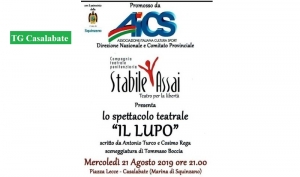 La Compagnia ‘Stabile Assai’ e gli ospiti di Rebibbia presentano lo spettacolo “Il Lupo”