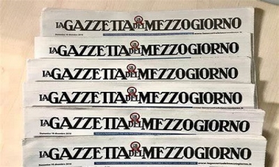 Chiusura &quot;Gazzetta del Mezzogiorno&quot;: il Consiglio Comunale di Trepuzzi ne chiede la riapertura