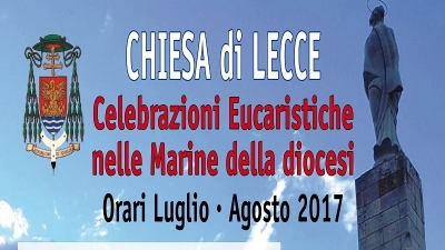 Gli appuntamenti estivi delle marine leccesi con le Celebrazioni Eucaristiche