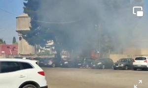 Vigili del Fuoco: l&#039;incendio alla stazione ferroviaria di Squinzano partì dalla parte alta degli alberi