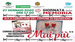 “Mai più”. Incontro a Squinzano con il CCRR nella Giornata della Memoria