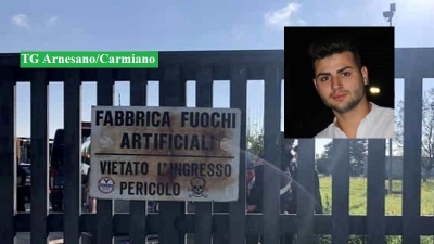 Esplode l’azienda pirotecnica di famiglia: muore a 19 anni. Gravemente ferito un dipendente