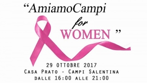 “AmiamoCampi for Women”: visite senologiche gratuite a Campi Salentina