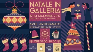 “Natale in Galleria”, il mercatino natalizio nella galleria di Piazza Mazzini