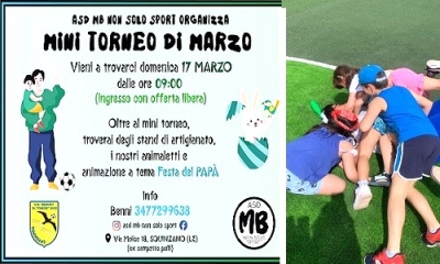 Mini Torneo di Marzo all&#039;ASD MB Non Solo Sport per festeggiare tutti i papà