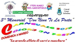 3° Memorial ‘Don Ninu te la Posta’: sfilata di carri e maschere artigianali per tutto il paese