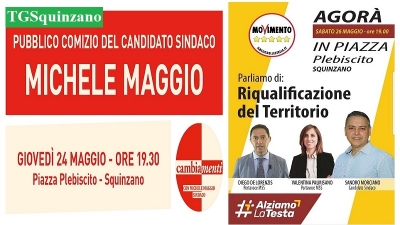 Oggi il comizio di Michele Maggio in Piazza Plebiscito, sabato l&#039;evento organizzato dal M5S