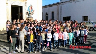 Squinzano in processione per celebrare la a Beata Vergine del Buon Consiglio