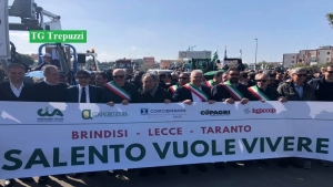 Coldiretti e Confagricoltura: Taurino presente alle manifestazioni. «Servono risposte unitarie»