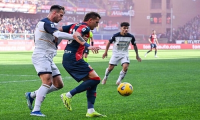 Il Lecce gioca solo un tempo poi il Genoa ribalta la gara, finisce 2 - 1