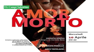 “Amor Morto”, oggi lo spettacolo che rientra nel programma ‘Un teatro perBene#2’