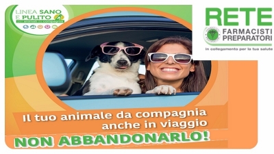 I consigli dei Farmacisti Preparatori contro l&#039;abbandono degli animali in estate