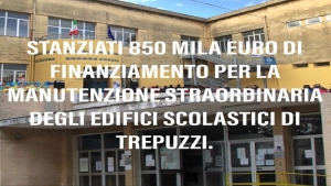 Manutenzione straordinaria degli edifici scolastici, 850 mila euro a Trepuzzi