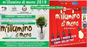 Ieri la &quot;Festa del Risparmio Energetico 2019&quot;: città spente per qualche ora