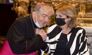 Gli auguri dell&#039;Arcivescovo Michele Seccia al nuovo Sindaco di Lecce Adriana Poli Bortone