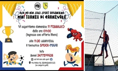 Mini torneo di Carnevale all&#039;ASD MB Non solo Sport di Squinzano