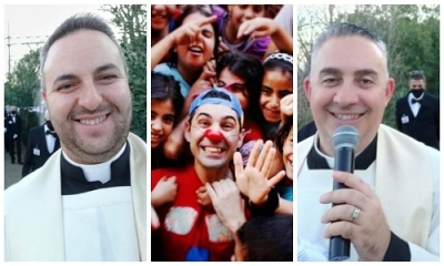 Squinzano: l&#039;anno catechistico si apre con Claun il Pimpa, l&#039;uomo che regala sorrisi ai bambini in guerra