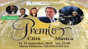 Squinzano, Premio “Città della Musica”. L’11 settembre la conferenza di presentazione