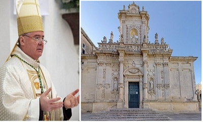 Dalla Moldavia a Lecce per presentare i progetti della Fondazione Regina Pacis, Seccia accoglie Mons. Cosa