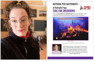 La batteria e la passione per la musica nel primo libro di Raffaella Papa