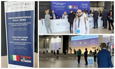 La squinzanese Ecosistemi a Trieste per il Forum Imprenditoriale Italia - Serbia