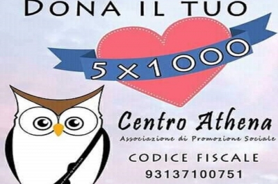 Centro Athena: dona il tuo 5x1000 per sostenere cultura e progetti di formazione