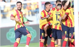 A Lecce 90 non fa paura: è solo l&#039;ora del goal. Lecce 1 - Empoli 0