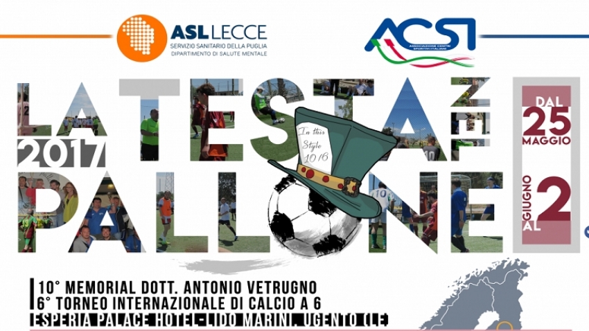 “La Testa nel Pallone”, torneo di calcio. Sport e integrazione per pazienti psichiatrici