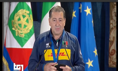 Fefè De Giorgi al Quirinale dopo la vittoria dell&#039;Europeo 2021: &quot;è un sogno tutto azzurro&quot;