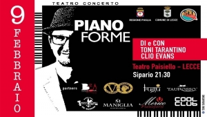 “PianoForme”, il teatro-concerto di Toni Tarantino al Teatro Paisiello di Lecce