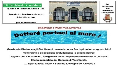 “Dottorè portaci al mare!”, l&#039;iniziativa per i diversamente abili. Anche l&#039;&#039;Exotic&#039; collabora