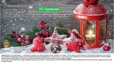 Natale 2019: 1ª edizione del concorso social per premiare il presepe o l&#039;albero più bello